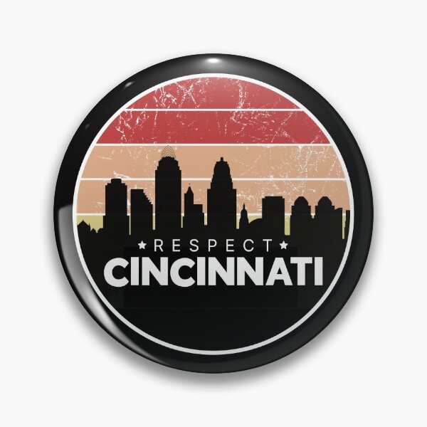 Item preview, Respect Cincinnati Distressed Silhouette Of City designed and sold by juvajay.