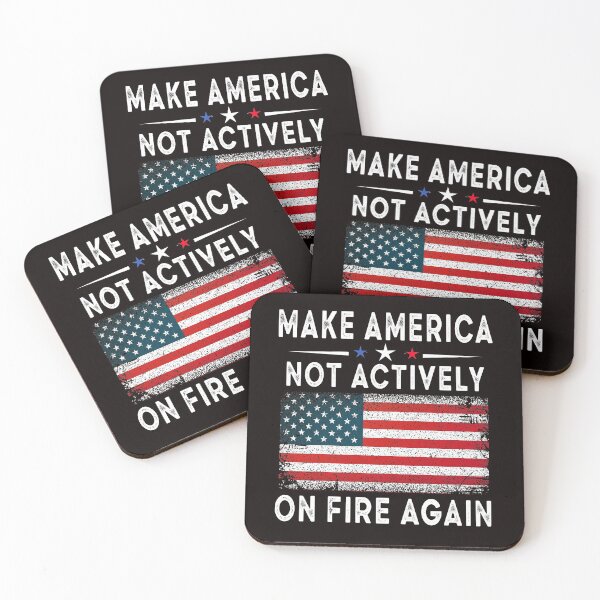Item preview, make america not actively on fire again designed and sold by Majesticoo.