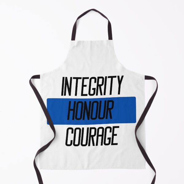 Item preview, Integrity honour courage Police quotes designed and sold by OneTimeEngineer.