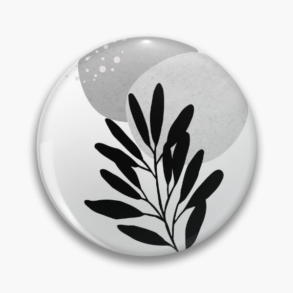 Item preview,  Black Plant Collage- Nature and Geometry- Plant Lover designed and sold by A. P..
