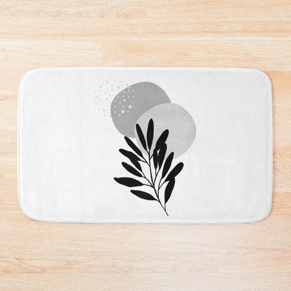 Item preview,  Black Plant Collage- Nature and Geometry- Plant Lover designed and sold by A. P..