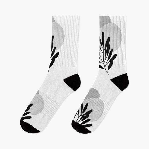 Item preview,  Black Plant Collage- Nature and Geometry- Plant Lover designed and sold by A. P..
