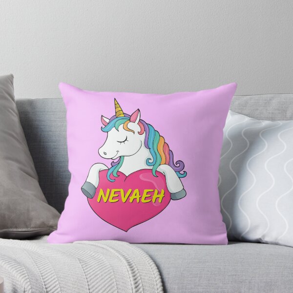 Item preview, Nevaeh Personalized Cute Unicorn Heart designed and sold by Suphiss.