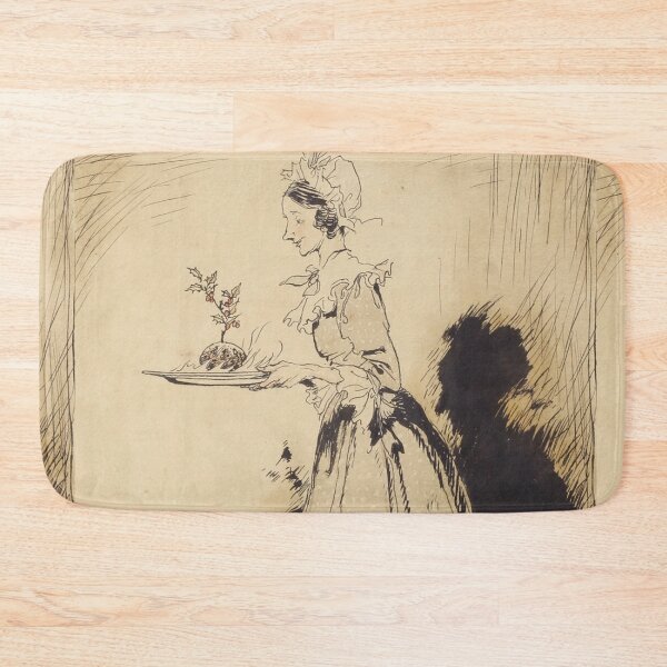 Item preview, Here's the Christmas Pudding A Christmas Carol - Arthur Rackham from Dickens designed and sold by Vintage Designs +.