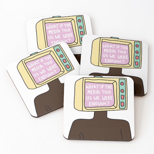 Item preview, What If the Media told us we were enough? designed and sold by GetComfortable.