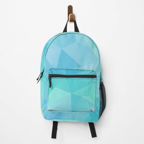 Item preview, Geometric, abstract polygon pattern, blue, green, turquoise designed and sold by iclipart.