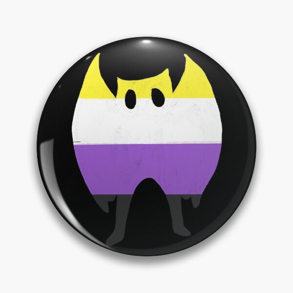 Item preview, Mothman enby pride (black background)  designed and sold by Alex Tal.