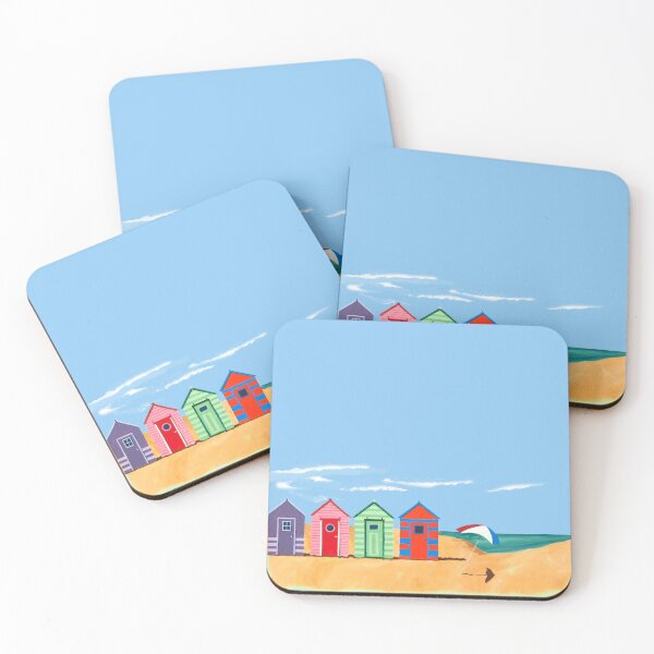Item preview, Beach Huts designed and sold by Lavott4Art.