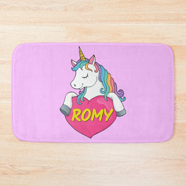 Item preview, Romy Personalized Cute Unicorn Heart designed and sold by Suphiss.