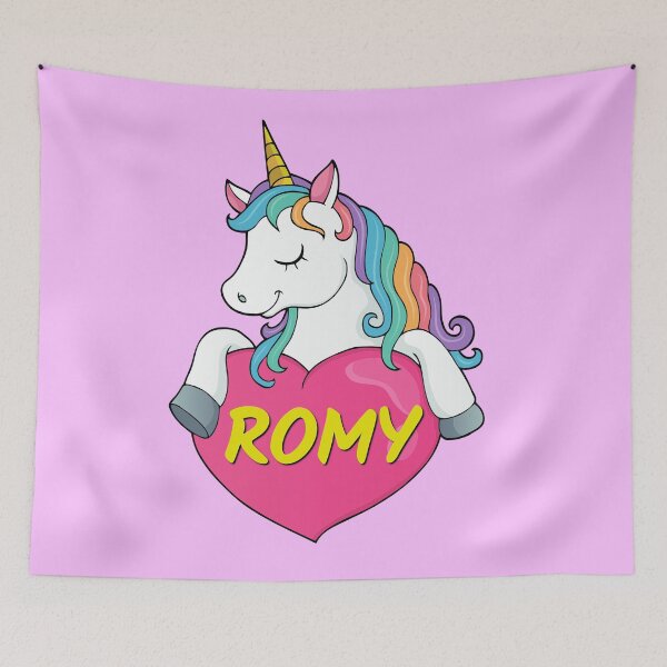 Item preview, Romy Personalized Cute Unicorn Heart designed and sold by Suphiss.