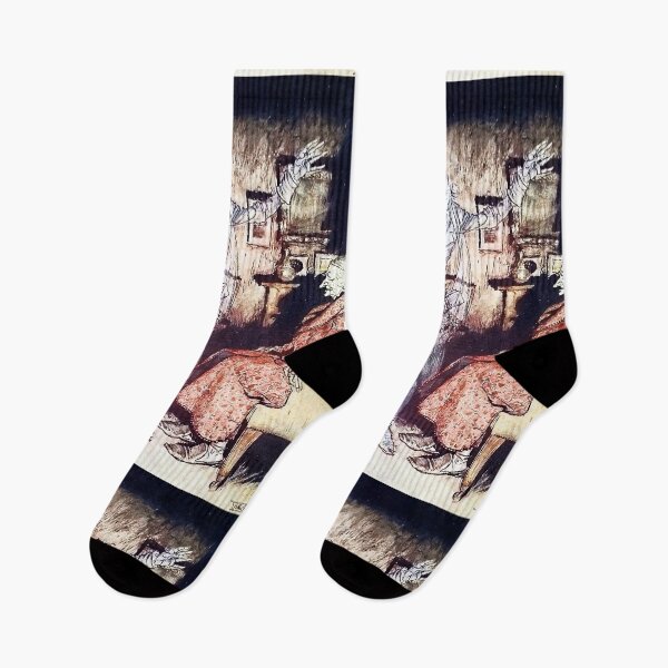 Item preview, The Ghost of Jacob Marley with Scrooge  - Arthur Rackham from Dickens designed and sold by Vintage Designs +.