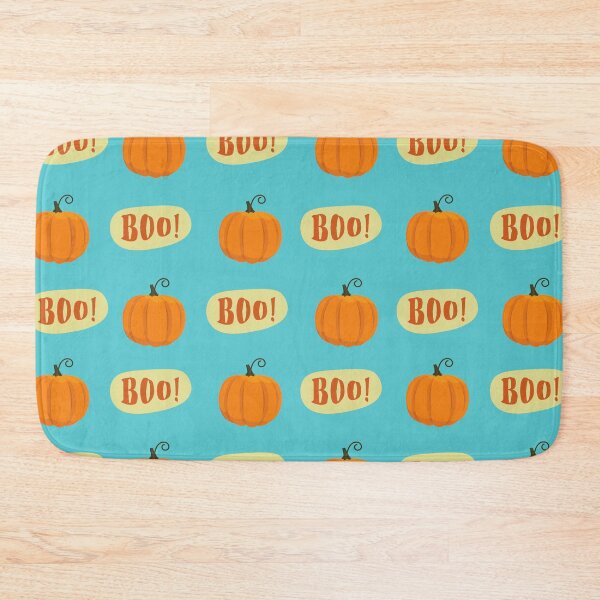 Item preview, Cute Pumpkin And BOO halloween pattern designed and sold by siddeshpansare.