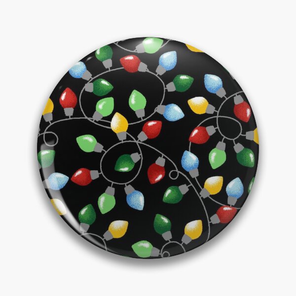 Item preview, Printed cloth with colorful CHRISTMAS LIGHTS design perfect for Pillowcases, Tablecloths, Curtains, and many others. designed and sold by findsbyjune374.