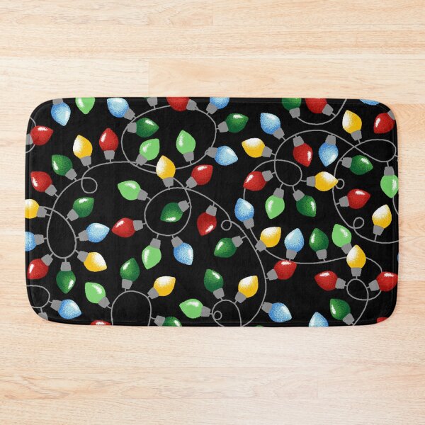 Item preview, Printed cloth with colorful CHRISTMAS LIGHTS design perfect for Pillowcases, Tablecloths, Curtains, and many others. designed and sold by findsbyjune374.