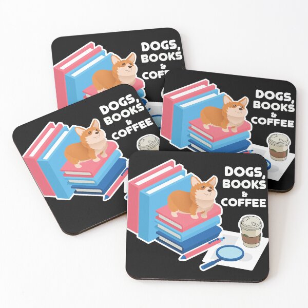 Item preview, DOGS, BOOKS & COFFEE design designed and sold by noahs-shop.