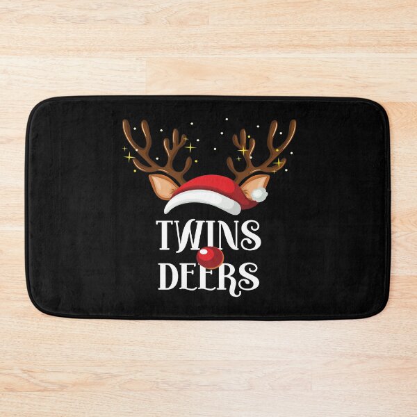 Item preview, Twins Deers Family Matching Christmas Reindeer Party graphic designed and sold by Grabitees.