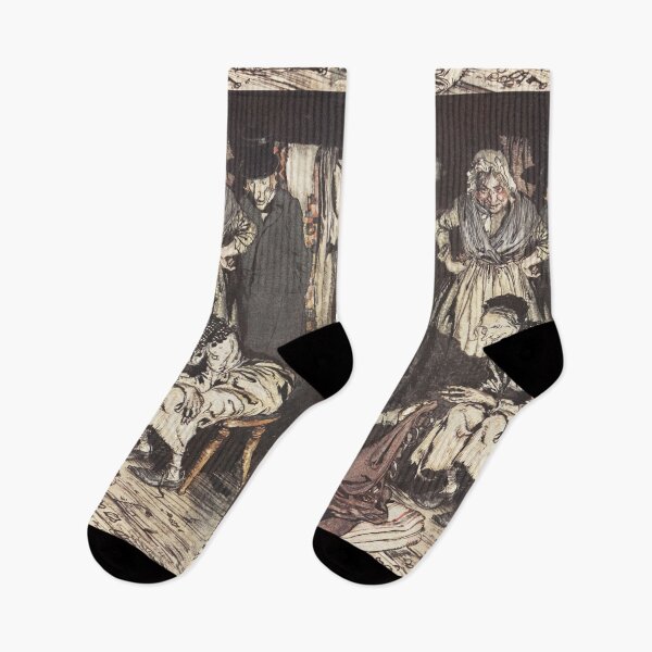 Item preview, Old Joe from a Christmas Carol  - Arthur Rackham from Dickens designed and sold by Vintage Designs +.