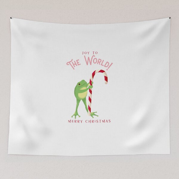 Item preview, Merry Christmas Frog designed and sold by Lisa Lucero.