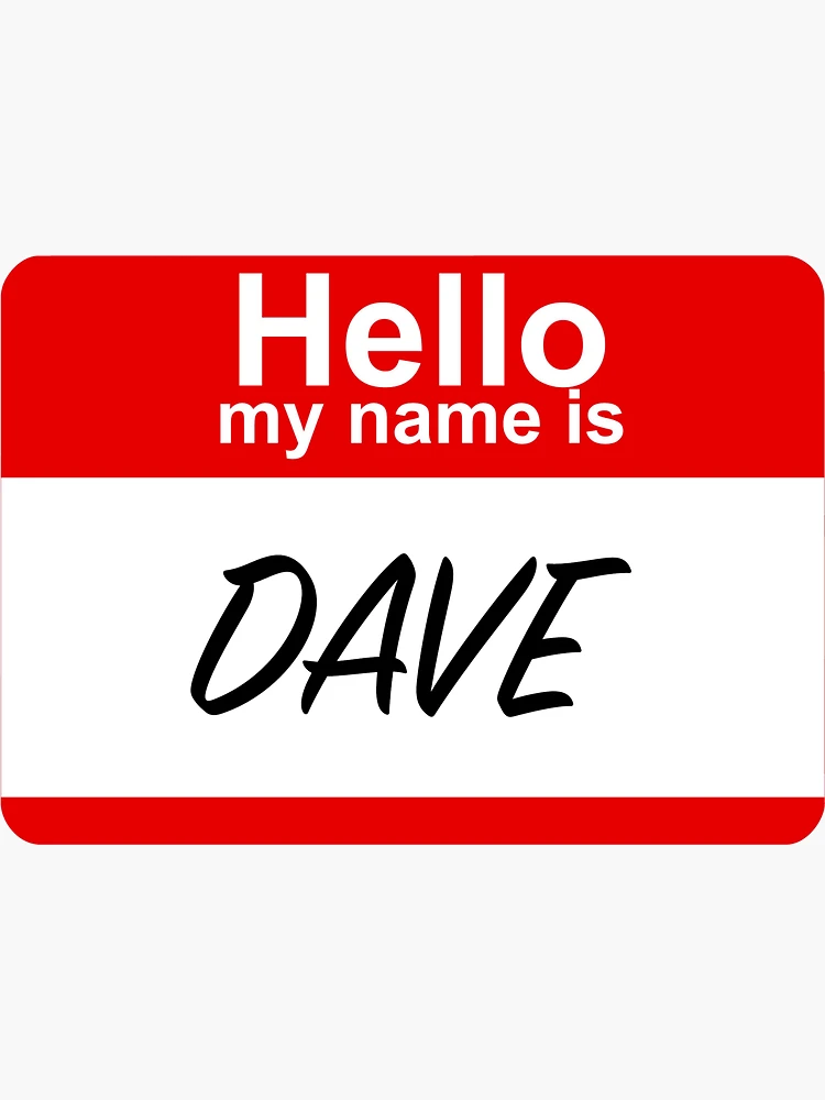 My Name is Dave on the App Store