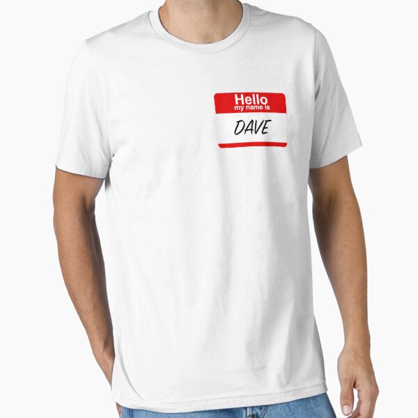 Item preview, My Name is Dave - The Office Jim Halpert Halloween Costume - Adult Unisex Outfit Joke Funny 2020, Cast, Actors and Characters designed and sold by qualityprinting.