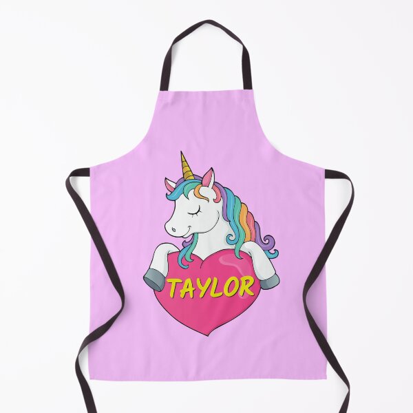 Item preview, Taylor Personalized Cute Unicorn Heart designed and sold by Suphiss.