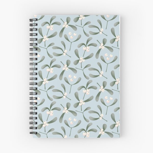 Item preview, Mistletoe pattern blue designed and sold by paperwillow.