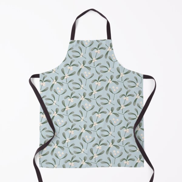 Item preview, Mistletoe pattern blue designed and sold by paperwillow.