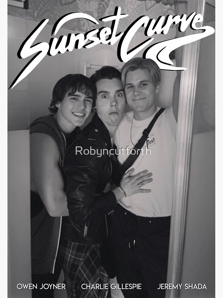 "Sunset Curve - band poster" Poster by Robyncutforth ...