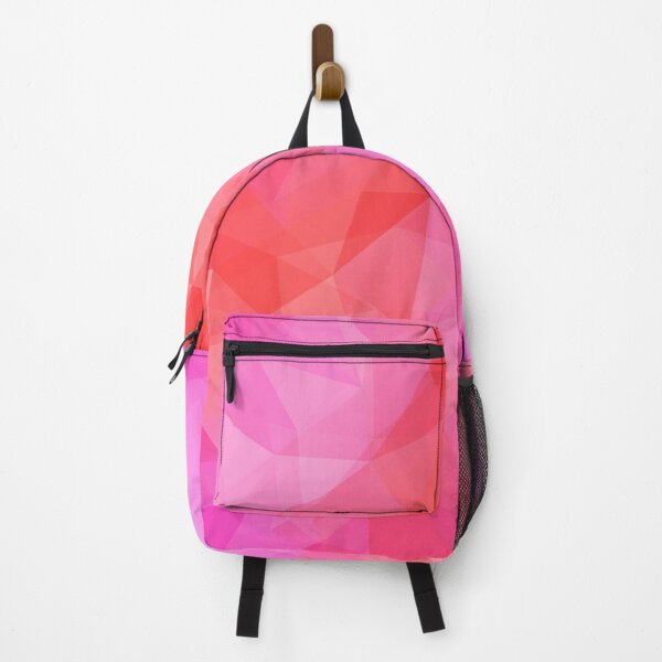 Item preview, Geometric, abstract polygon pattern, pink, red designed and sold by iclipart.