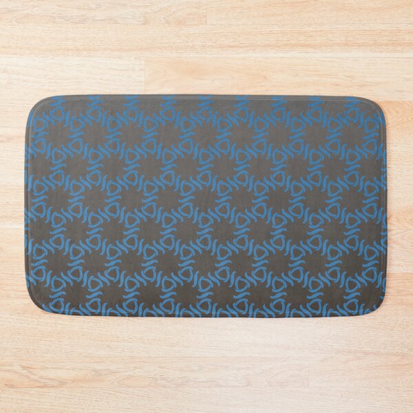 Item preview, Contemporary italic turquoise pattern on a gradient taupe background  designed and sold by PetaJaneHome.