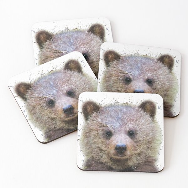 Item preview, Baby bear watercolor animals nursery decor designed and sold by DelzStudio.
