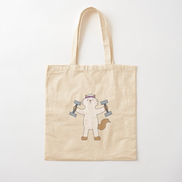 Work out Moo Cotton Tote Bag