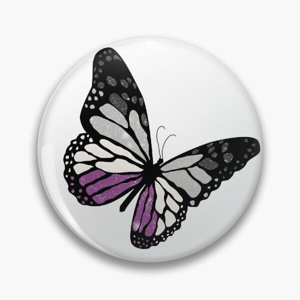 Item preview, glitter asexual monarch butterfly  designed and sold by Narniax.
