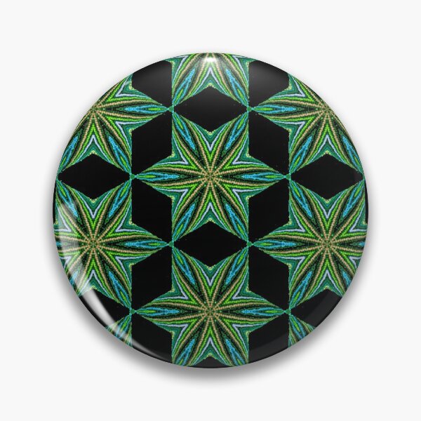 Item preview, Traditional Beads for Africa, African beadwork Snowflake green designed and sold by ZenArt-Fern.