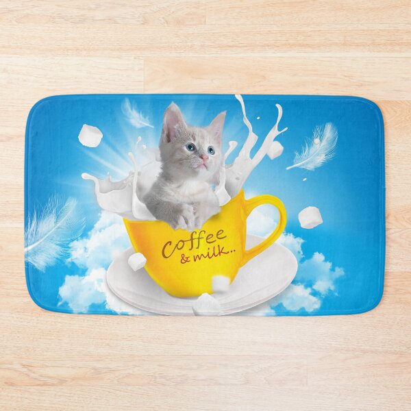 Item preview, A cat in a coffee and milk cup designed and sold by cmphotographs.