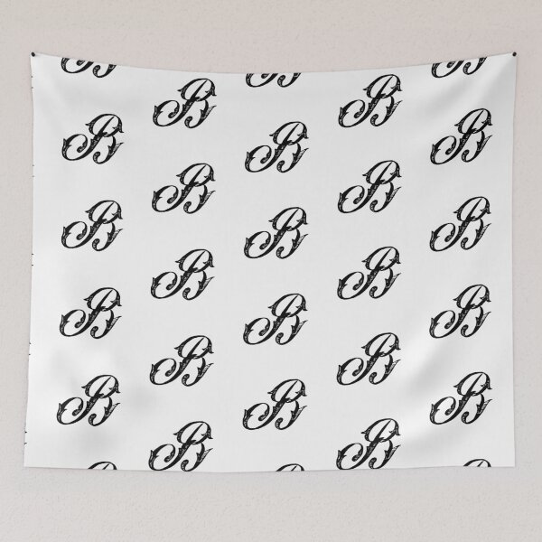 Item preview, Vintage Stylish Black and White Monogram Letter B designed and sold by Vintage-TM.