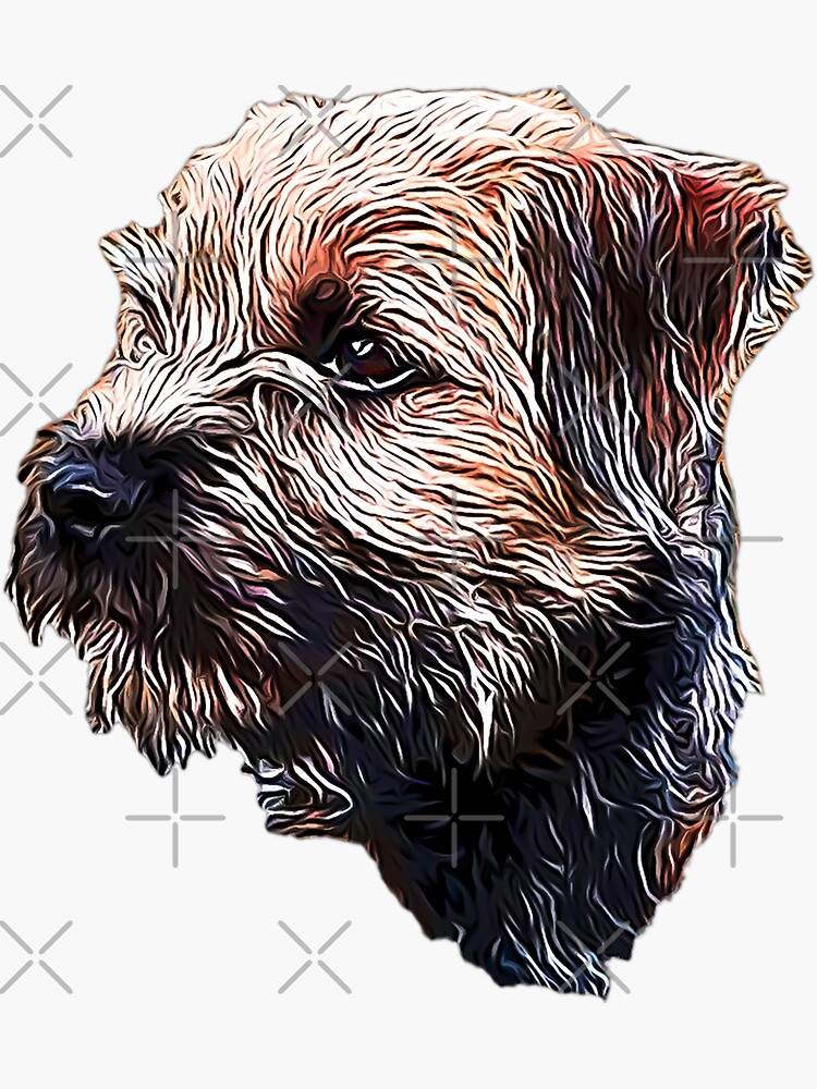 AD-BT3PW Border Terrier Dog Glass Paperweight in Gift Box Christmas Present 
