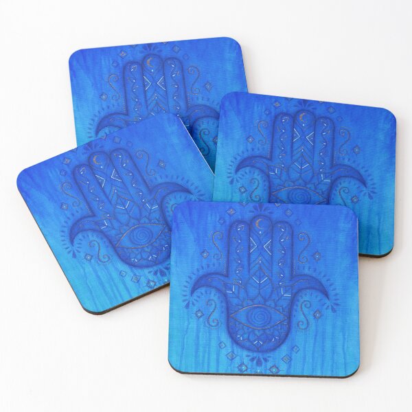 Item preview,  Blue hamsa designed and sold by Carolin Bentbib.