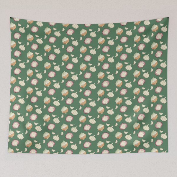 Item preview, Onions and Garlic Green designed and sold by Annelizard.