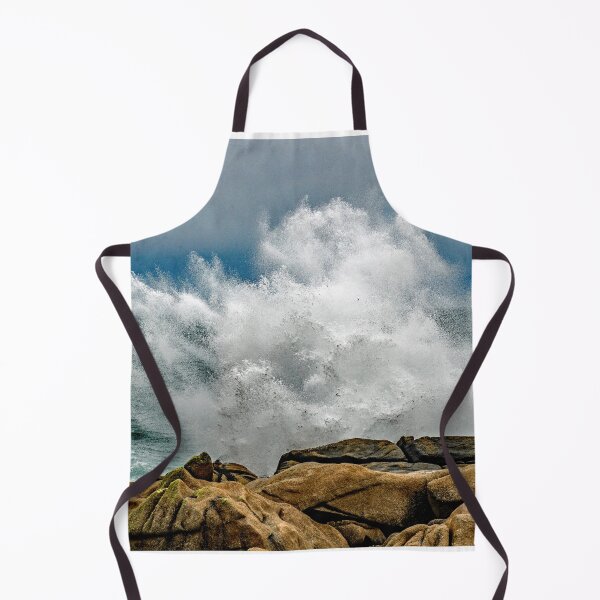 Item preview, An explosive wave slamming against the rocks, Peninnis Headland on St Marys Isles of Scilly designed and sold by Cameranick.
