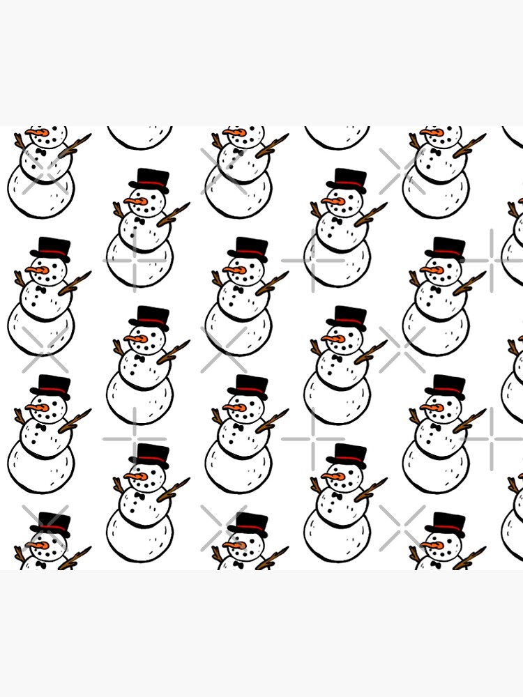 Discover Snowman Pattern Tapestry