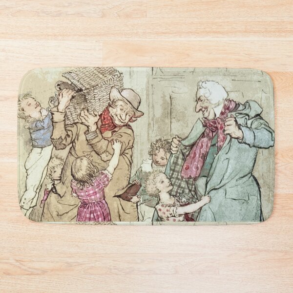 Item preview, Merry Christmas from a Christmas Carol - Arthur Rackham from Dickens designed and sold by Vintage Designs +.