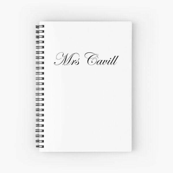 Sra. Cavill Cuaderno de espiral
