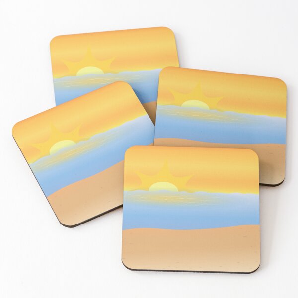 Item preview, Tropical Ocean Summer  Beach Sunrise  designed and sold by IamTrending.