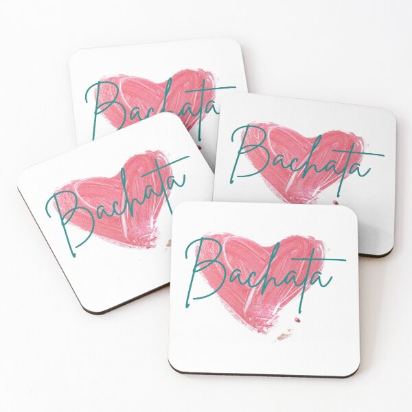 Item preview, Bachata heart pink blue designed and sold by Lulu-design.