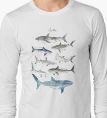 Camiseta de manga larga Tiburones