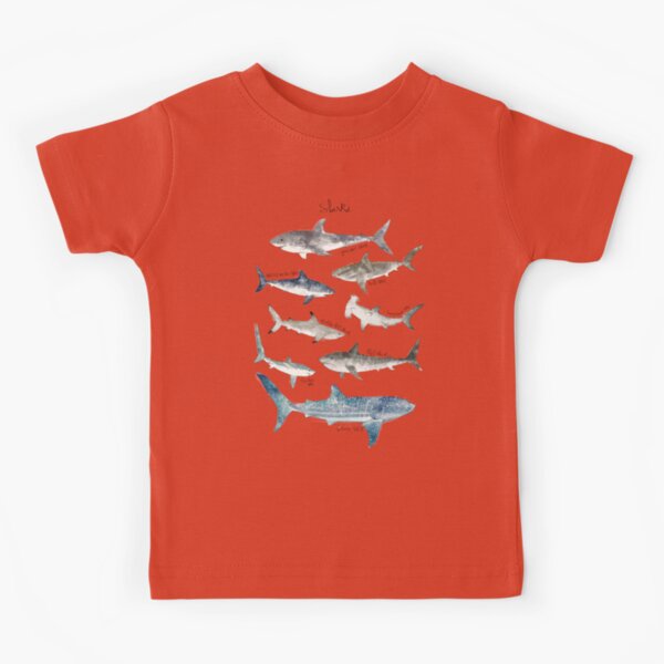 Sharks Kids T-Shirt for Sale by Amy Hamilton