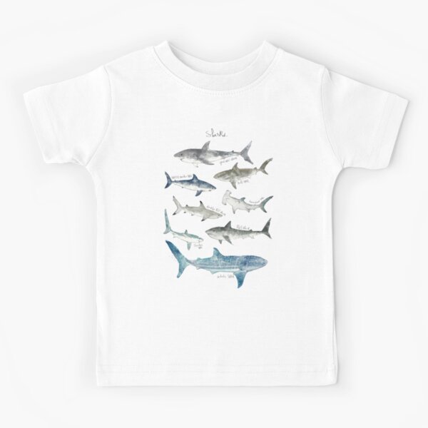 Tiburones Camiseta para niños