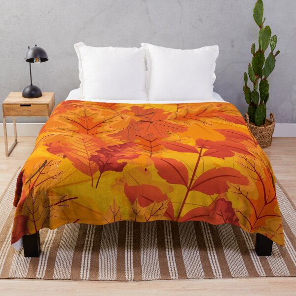 Item preview, Fall leaves Autumn leaves - yellows, browns designed and sold by JellyBeenzz.