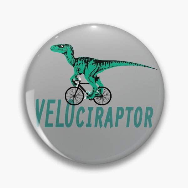 Item preview, Velociraptor - The Cycling Dinosaur. designed and sold by anothercyclist.